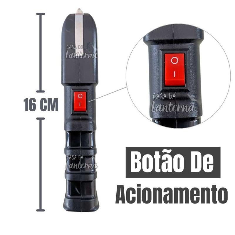 Máquina de Choque e Lanterna  Taser 928 Type C/ Led (G)